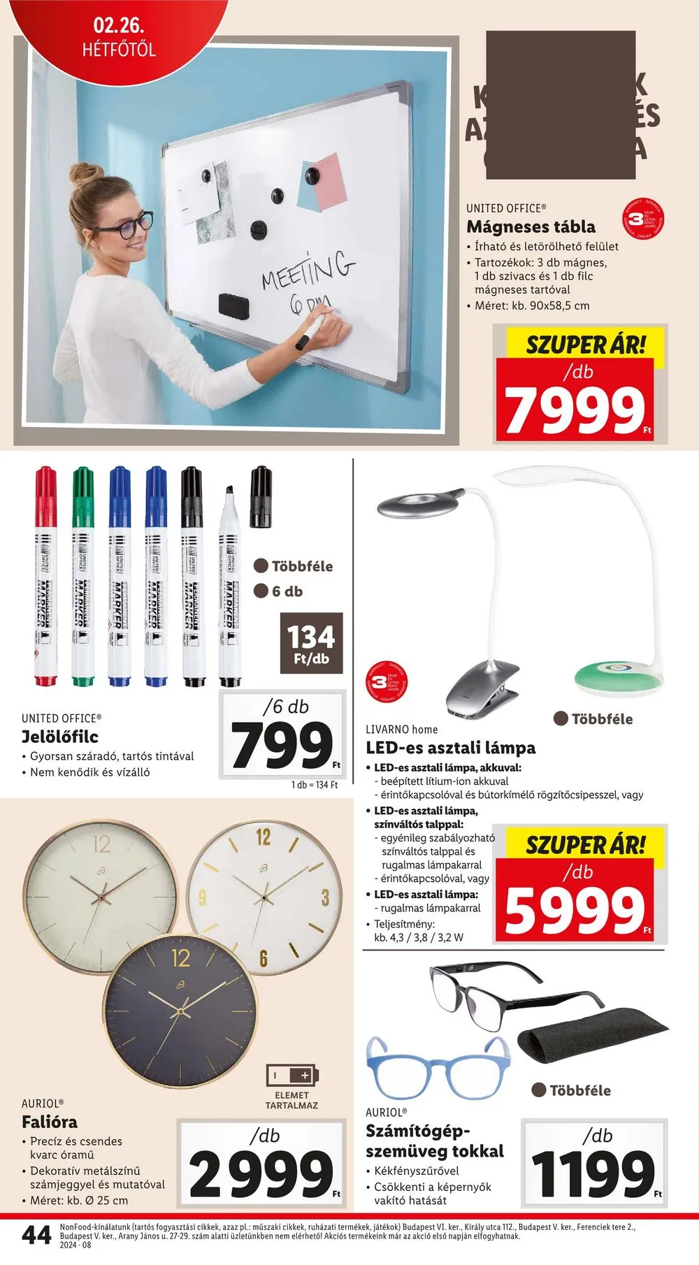 Lidl akciós újság 02.22–02.28 – 44. oldal