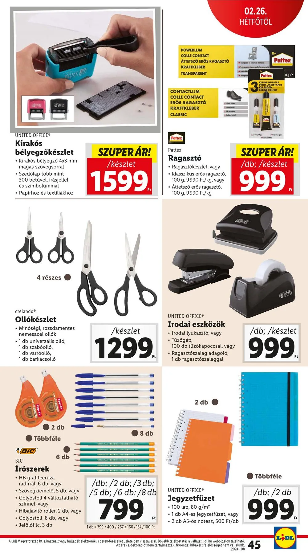 Lidl akciós újság 02.22–02.28 – 45. oldal