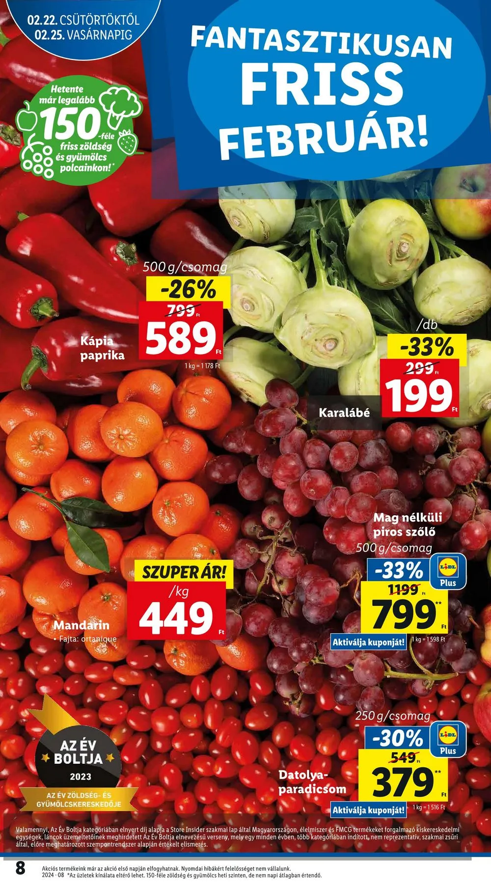 Lidl akciós újság 02.22–02.28 – 8. oldal
