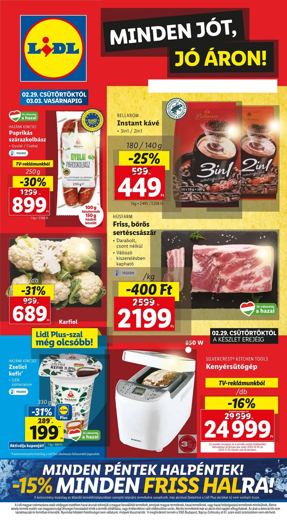 Lidl akciós újság 02.29–03.06