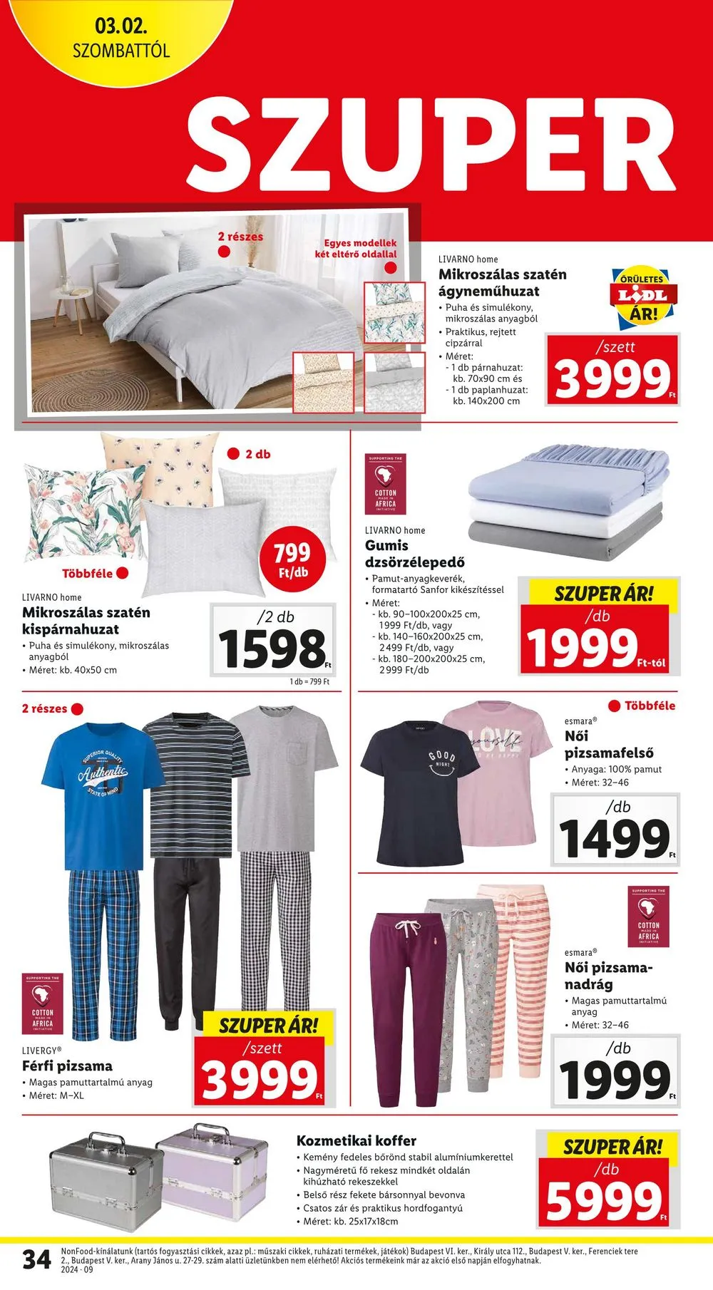 Lidl akciós újság 02.29–03.06 – 34. oldal