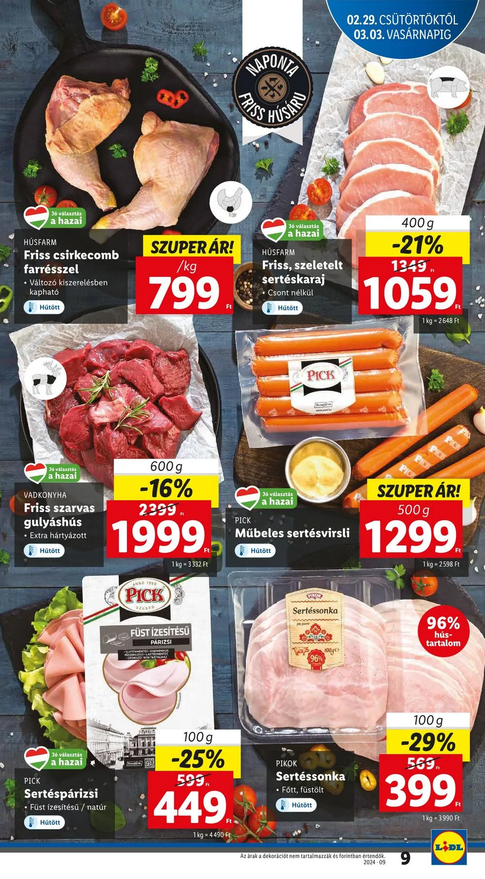 Lidl akciós újság 02.29–03.06 – 9. oldal