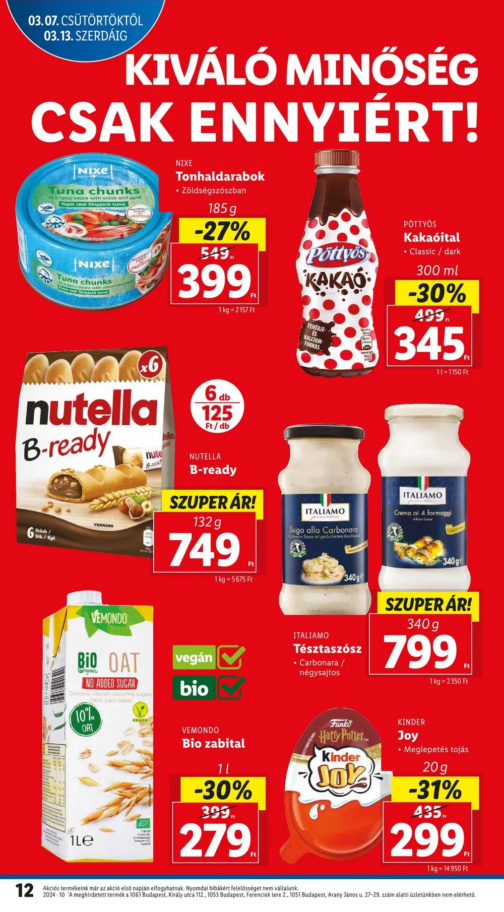 Lidl akciós újság 03.07–03.13 – 12. oldal