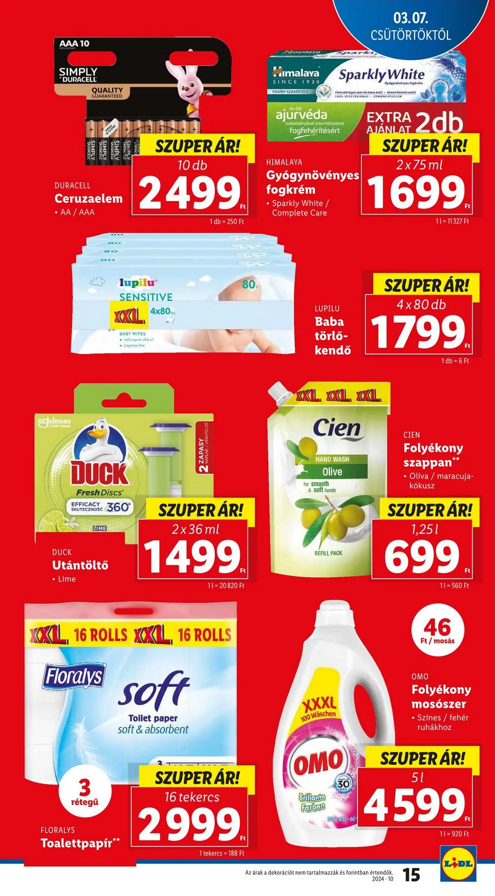 Lidl akciós újság 03.07–03.13 – 15. oldal
