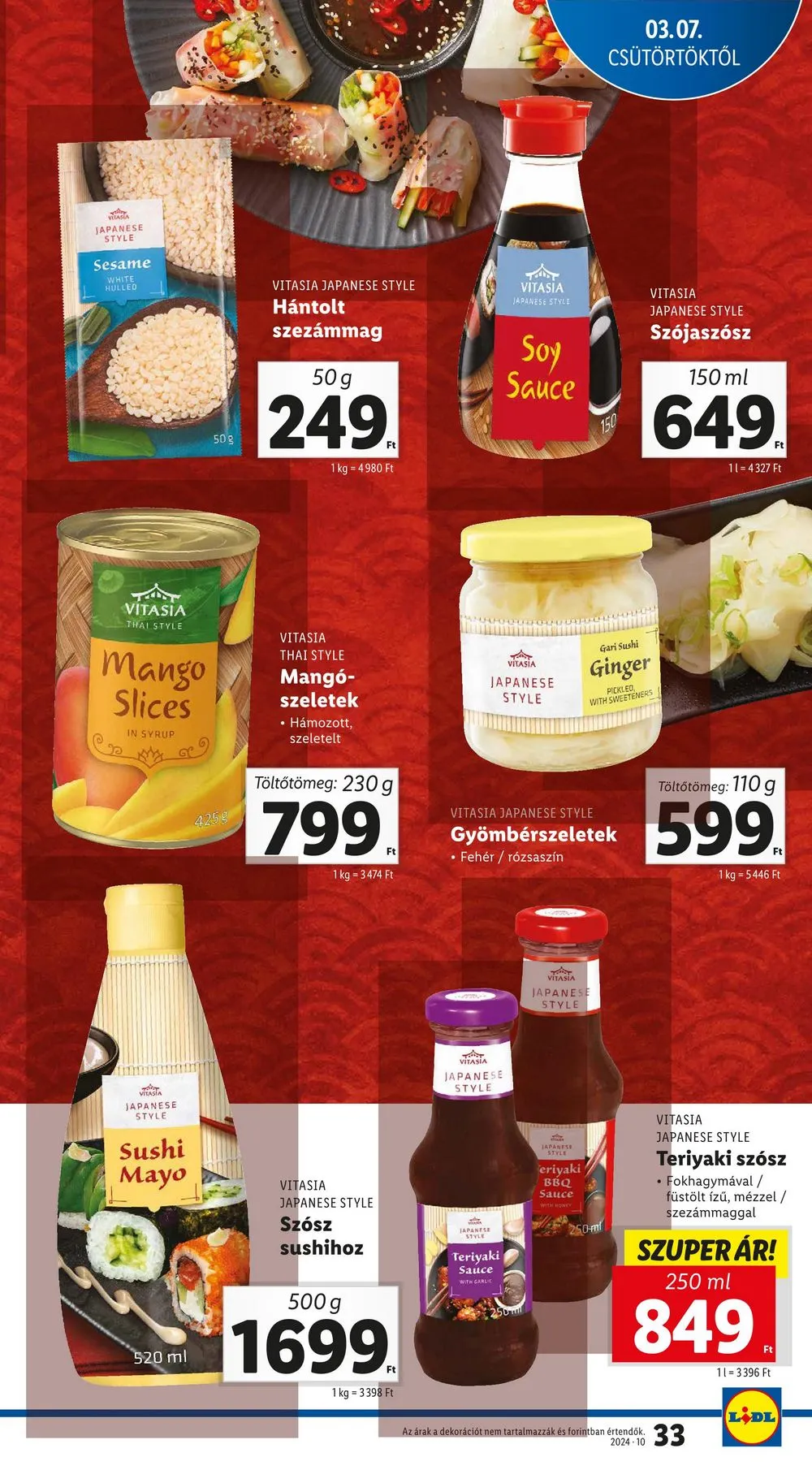Lidl akciós újság 03.07–03.13 – 33. oldal