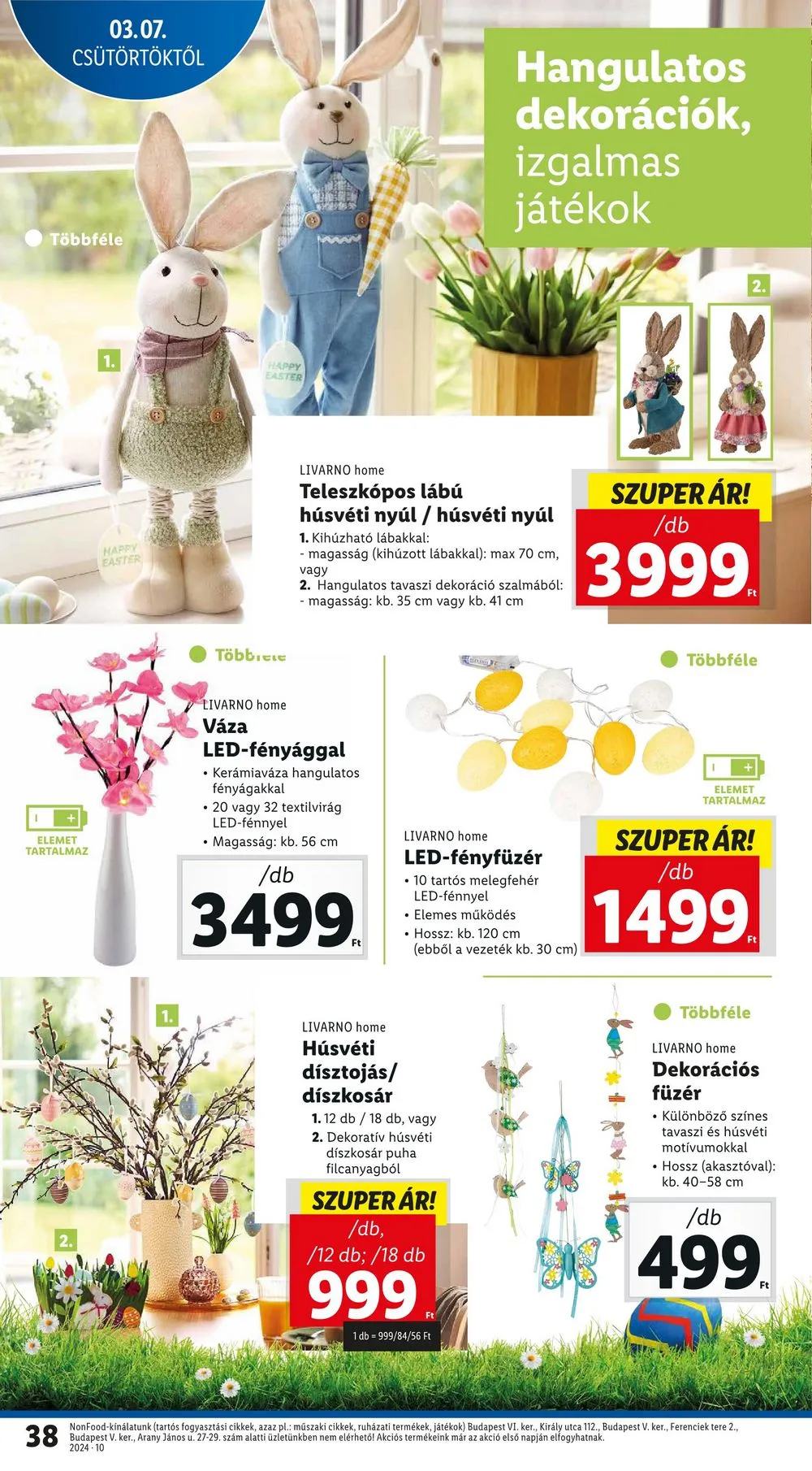 Lidl akciós újság 03.07–03.13 – 38. oldal