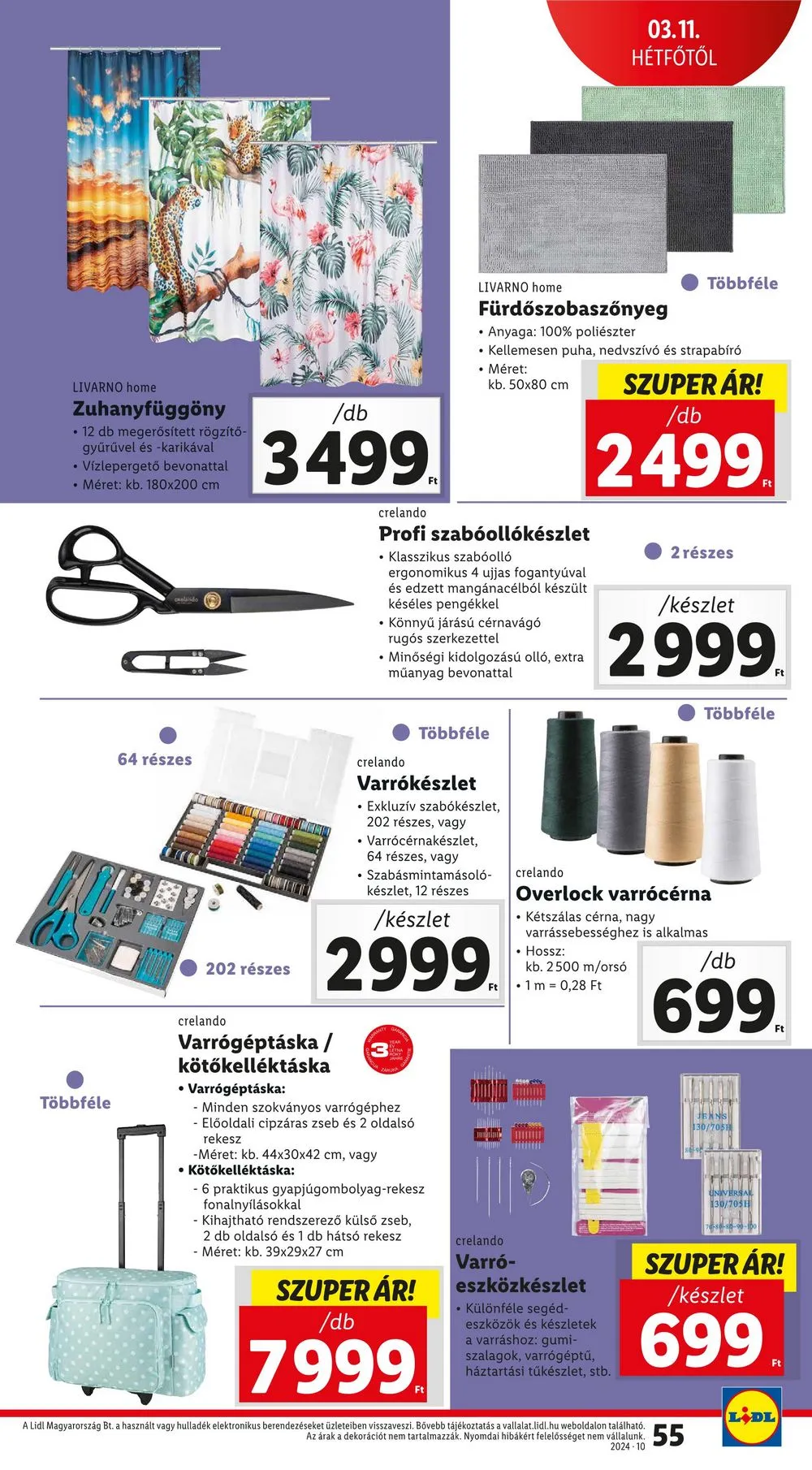 Lidl akciós újság 03.07–03.13 – 55. oldal