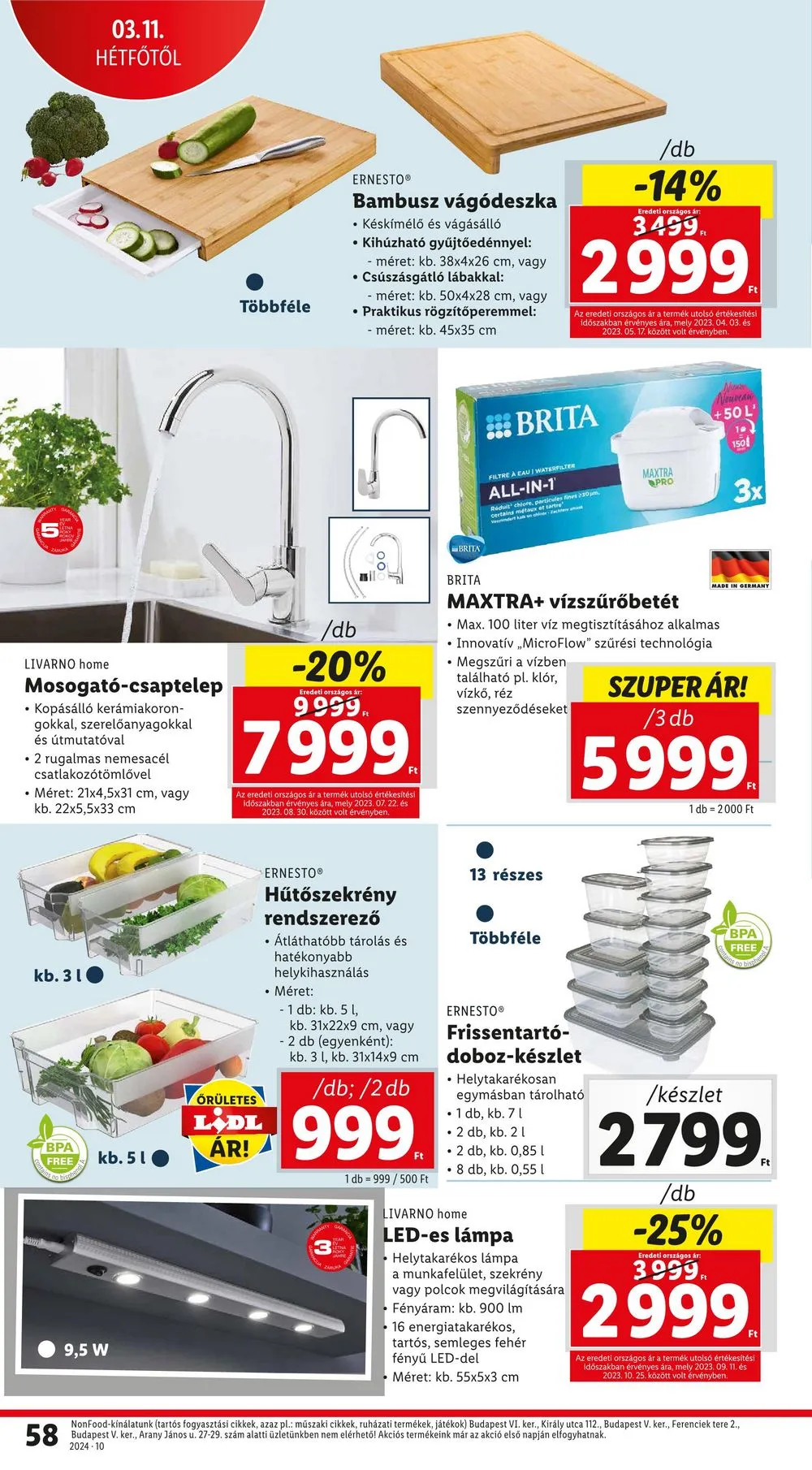 Lidl akciós újság 03.07–03.13 – 58. oldal