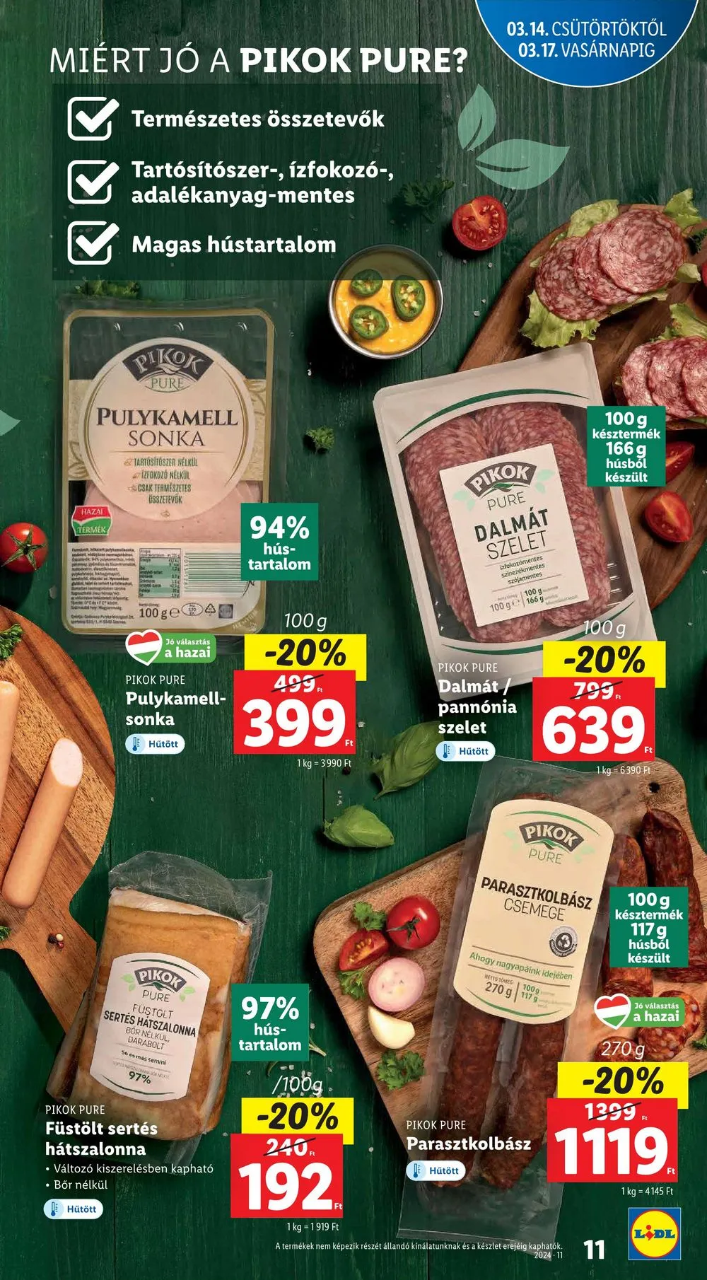 Lidl akciós újság 03.14–03.20 – 11. oldal