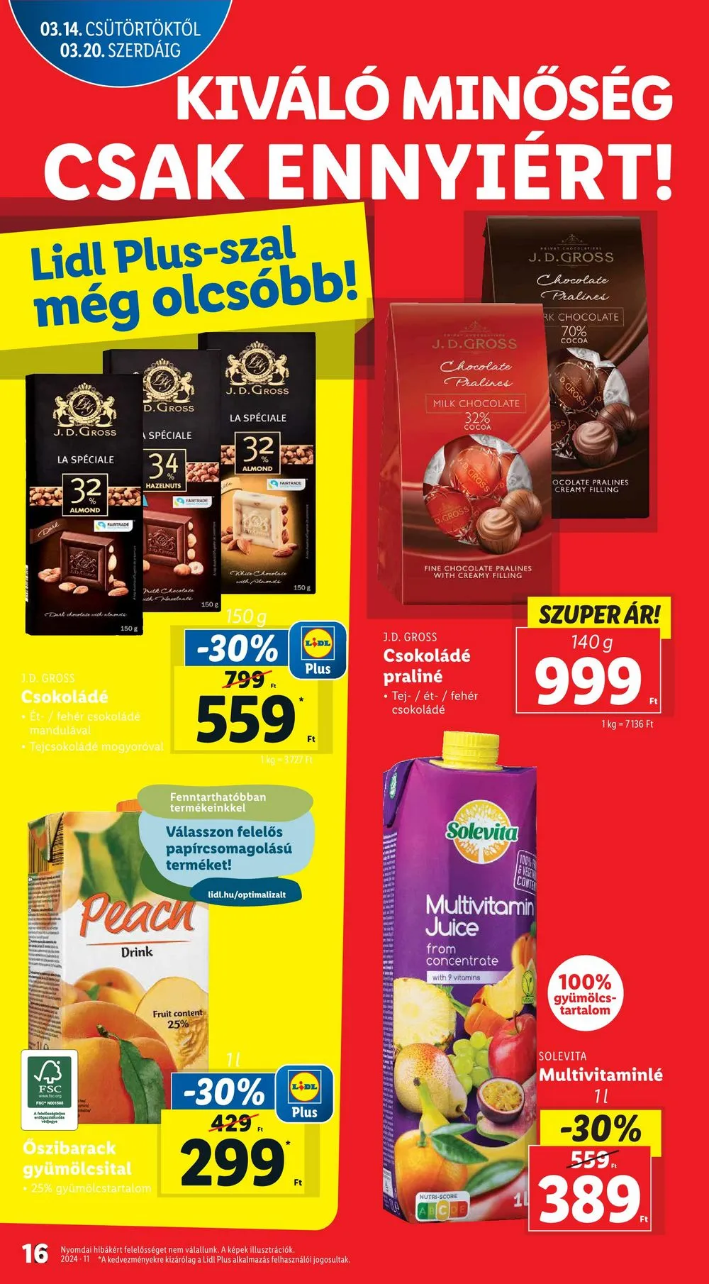 Lidl akciós újság 03.14–03.20 – 16. oldal
