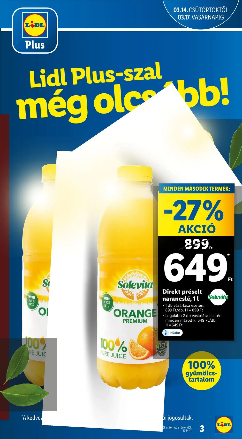 Lidl akciós újság 03.14–03.20 – 3. oldal