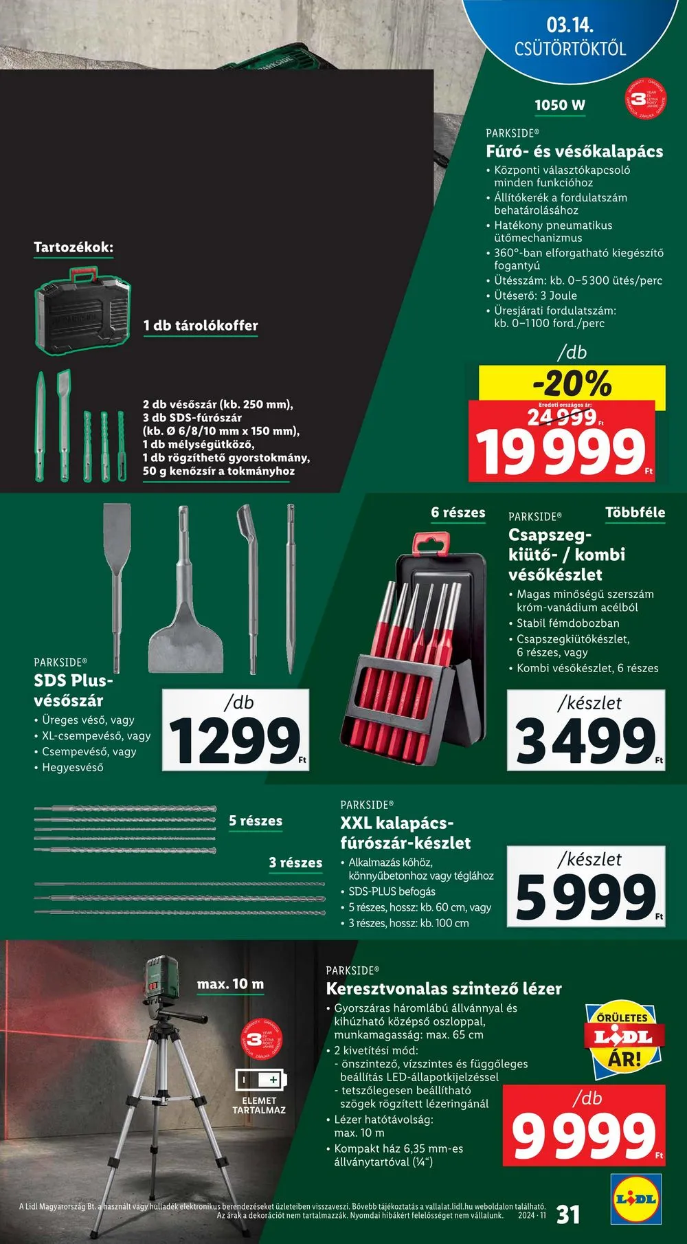 Lidl akciós újság 03.14–03.20 – 31. oldal