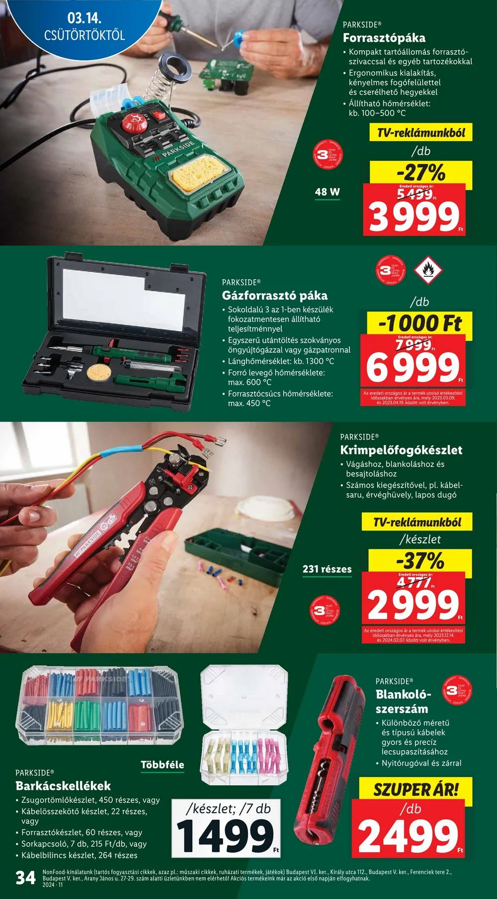 Lidl akciós újság 03.14–03.20 – 34. oldal