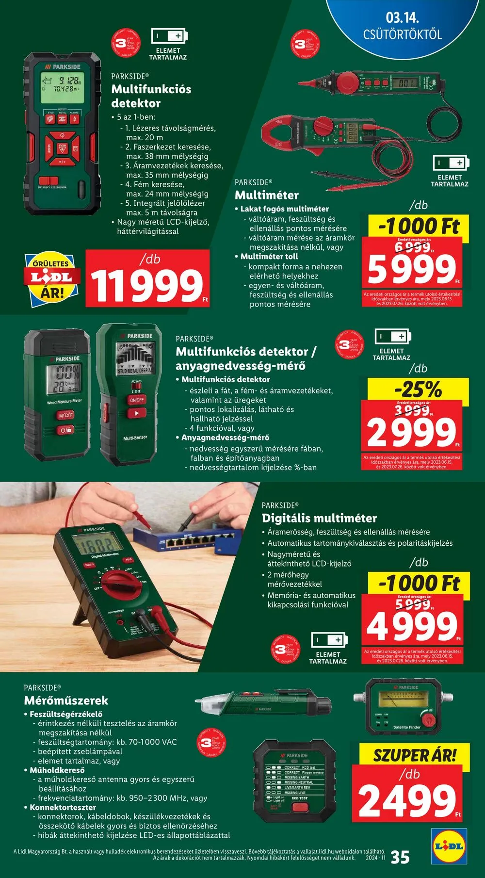 Lidl akciós újság 03.14–03.20 – 35. oldal