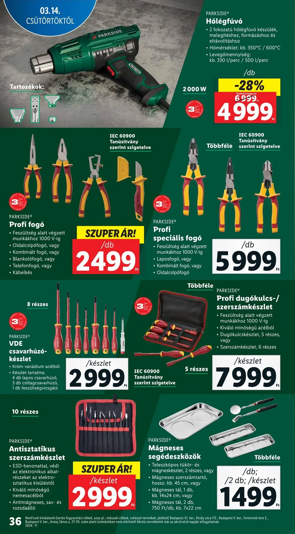 Lidl akciós újság 03.14–03.20 – 36. oldal