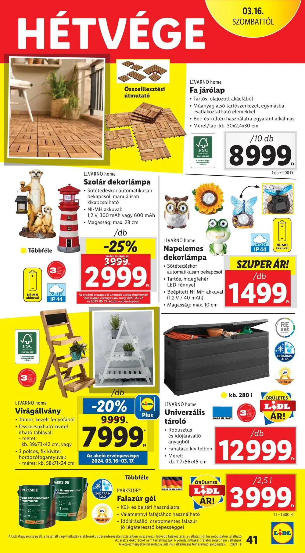 Lidl akciós újság 03.14–03.20 – 41. oldal