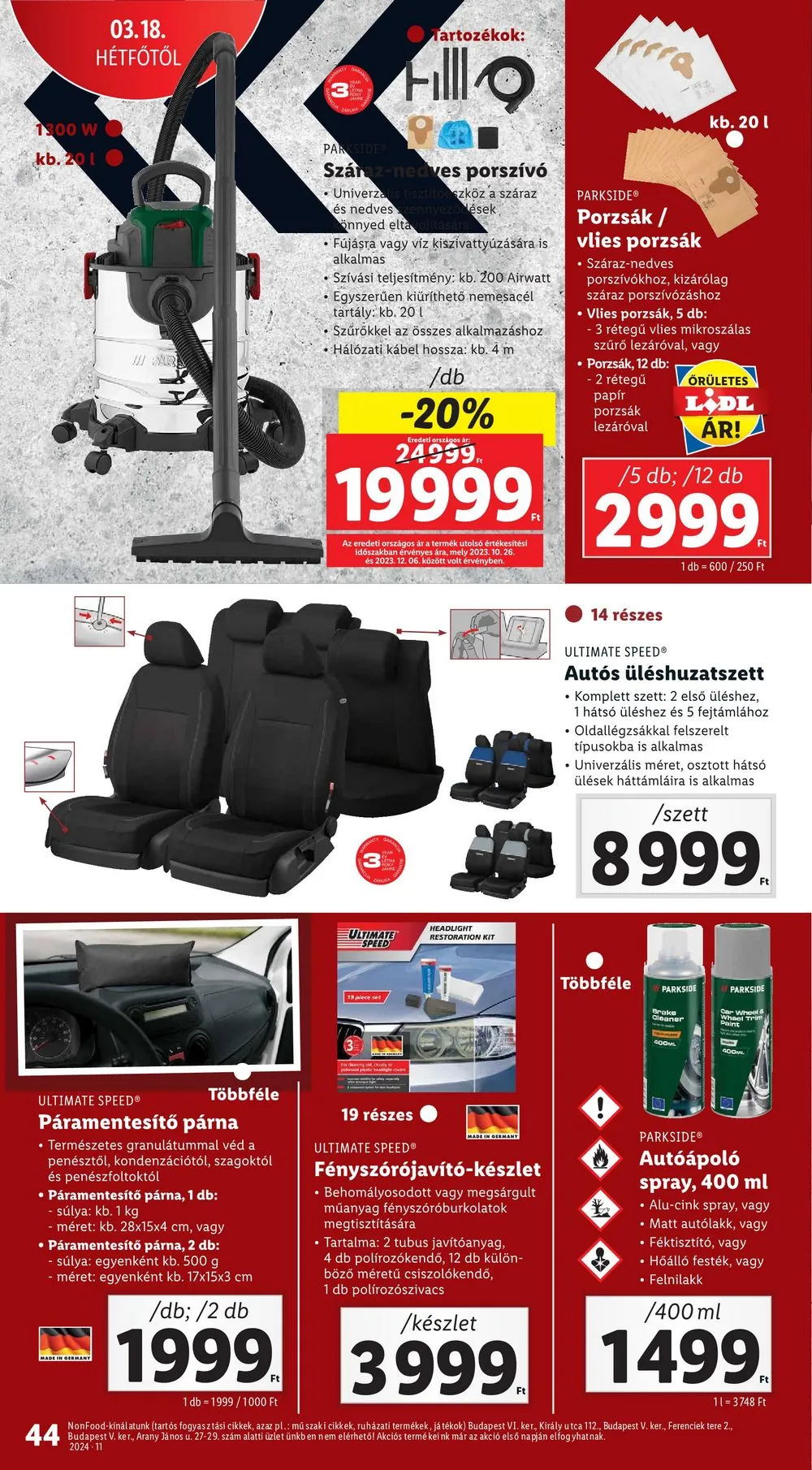 Lidl akciós újság 03.14–03.20 – 44. oldal