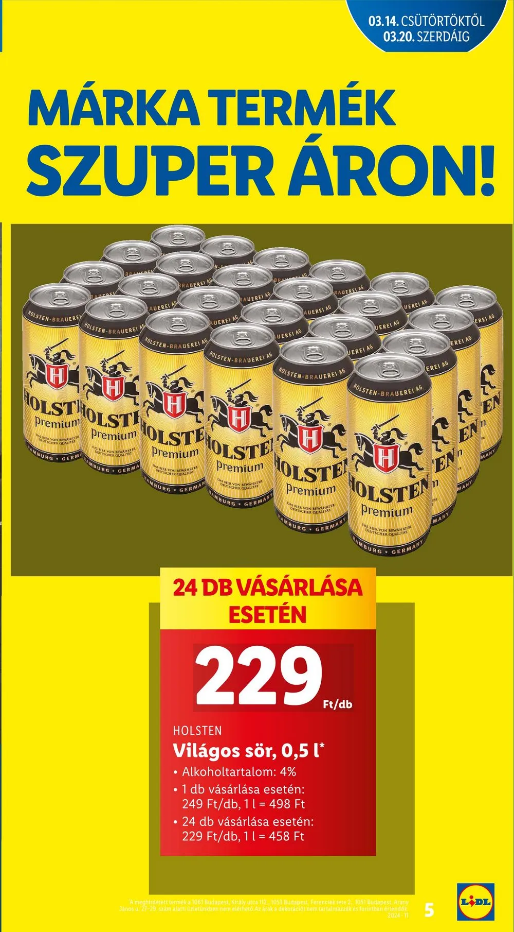 Lidl akciós újság 03.14–03.20 – 5. oldal