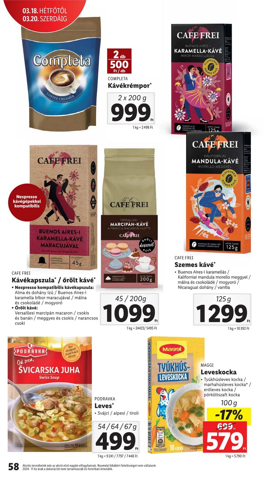 Lidl akciós újság 03.14–03.20 – 58. oldal