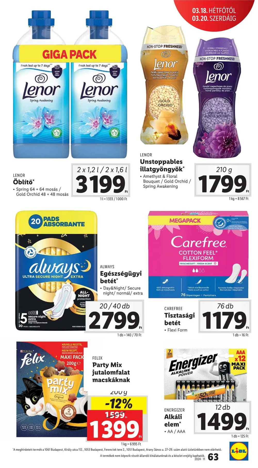 Lidl akciós újság 03.14–03.20 – 63. oldal