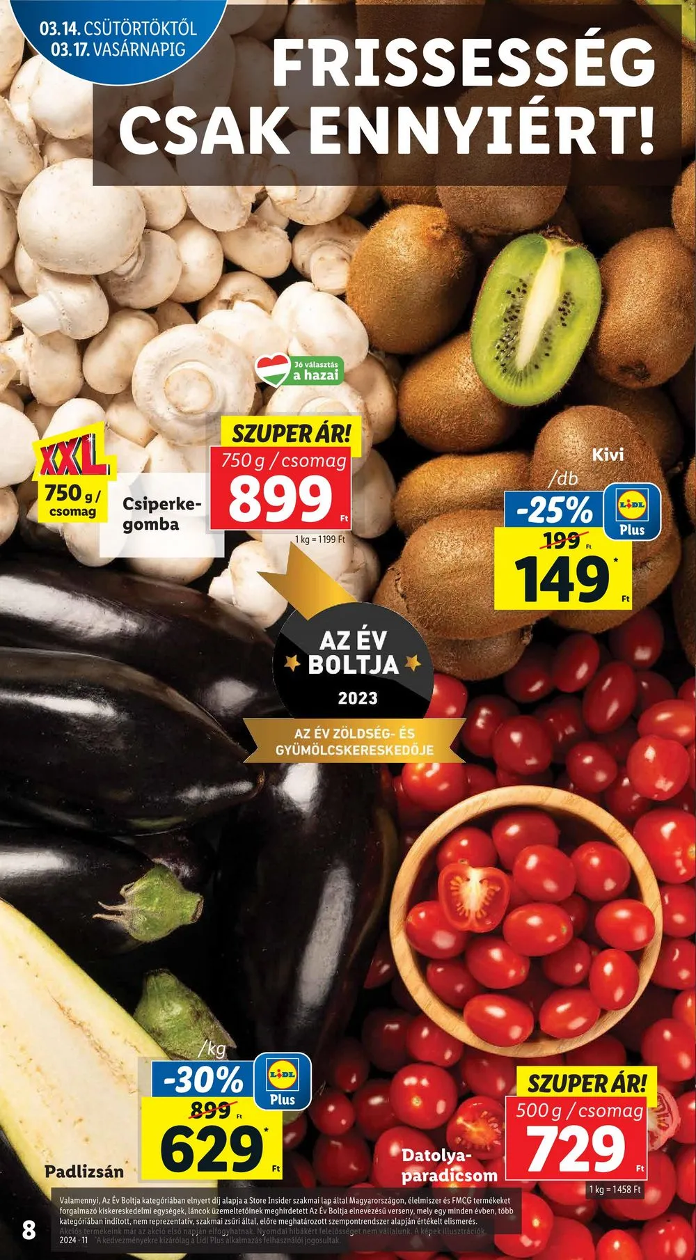 Lidl akciós újság 03.14–03.20 – 8. oldal