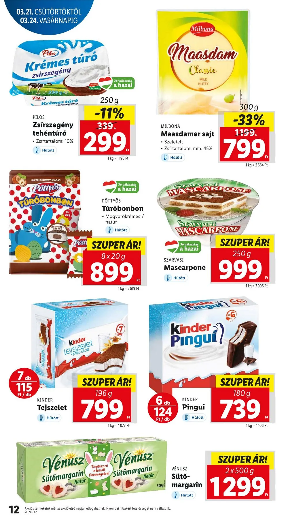 Lidl akciós újság 03.21–03.27 – 12. oldal