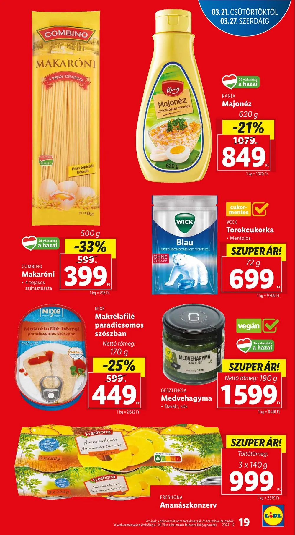 Lidl akciós újság 03.21–03.27 – 19. oldal