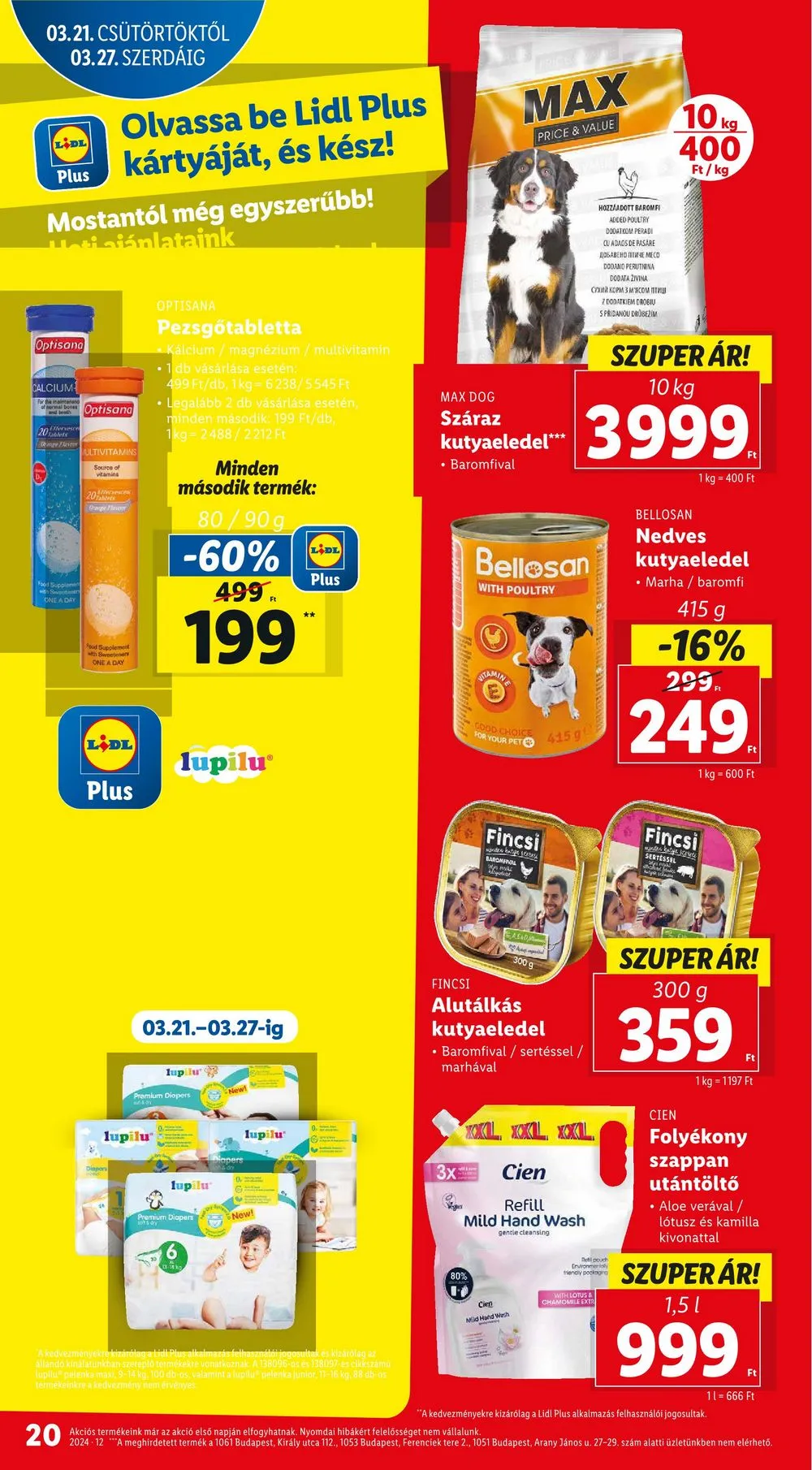 Lidl akciós újság 03.21–03.27 – 20. oldal