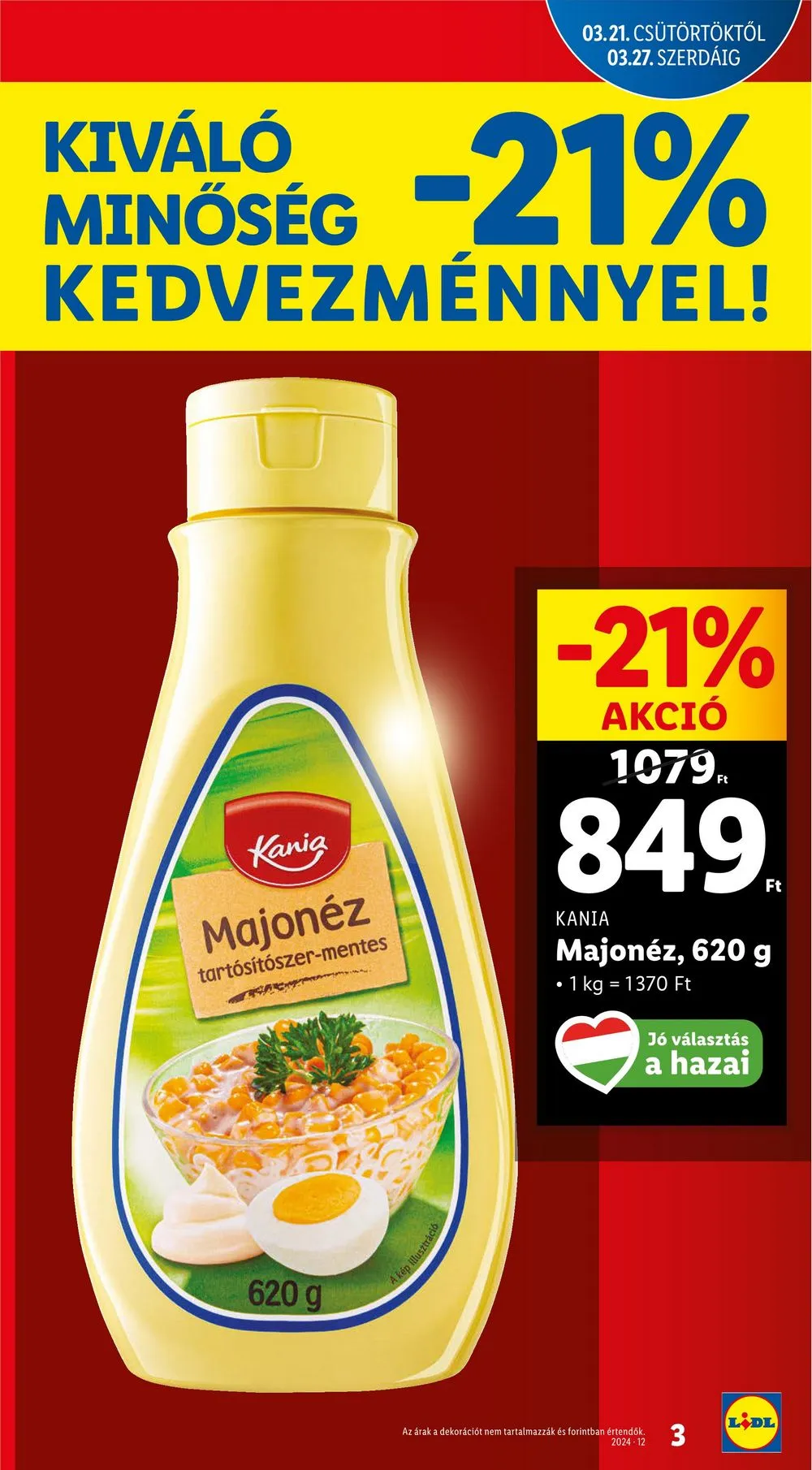 Lidl akciós újság 03.21–03.27 – 3. oldal