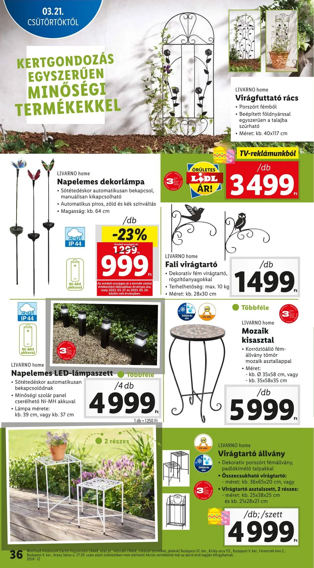 Lidl akciós újság 03.21–03.27 – 36. oldal
