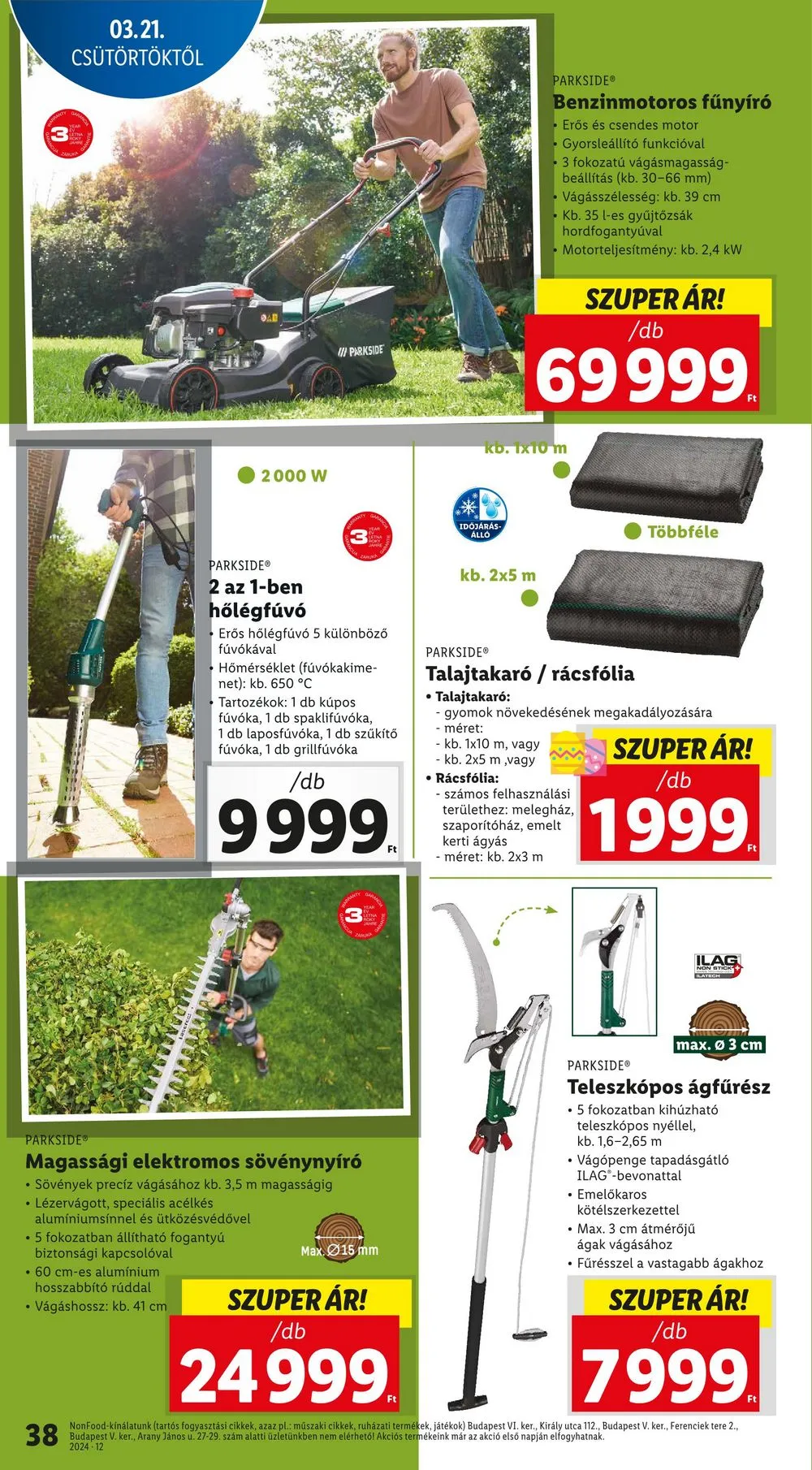 Lidl akciós újság 03.21–03.27 – 38. oldal