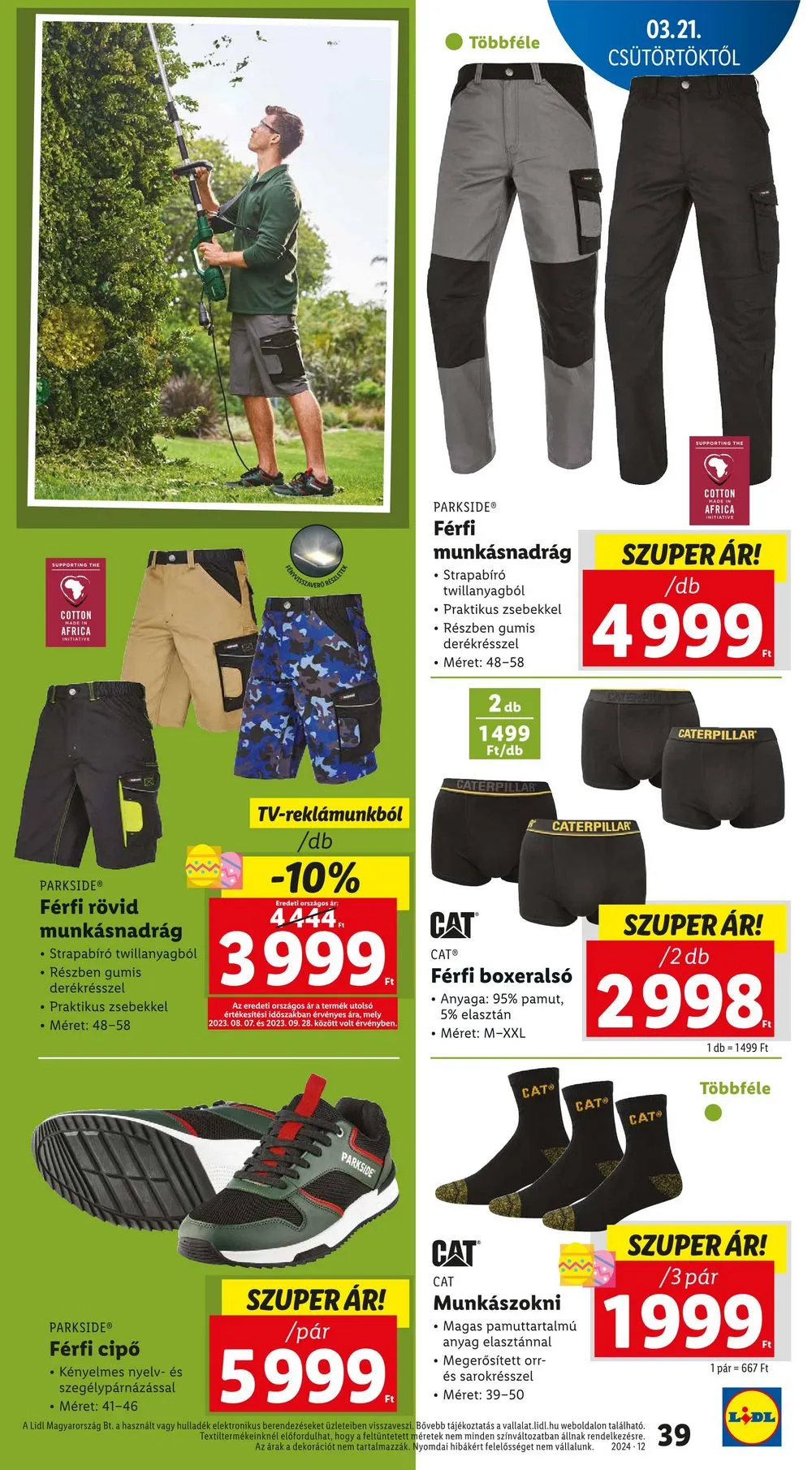 Lidl akciós újság 03.21–03.27 – 39. oldal