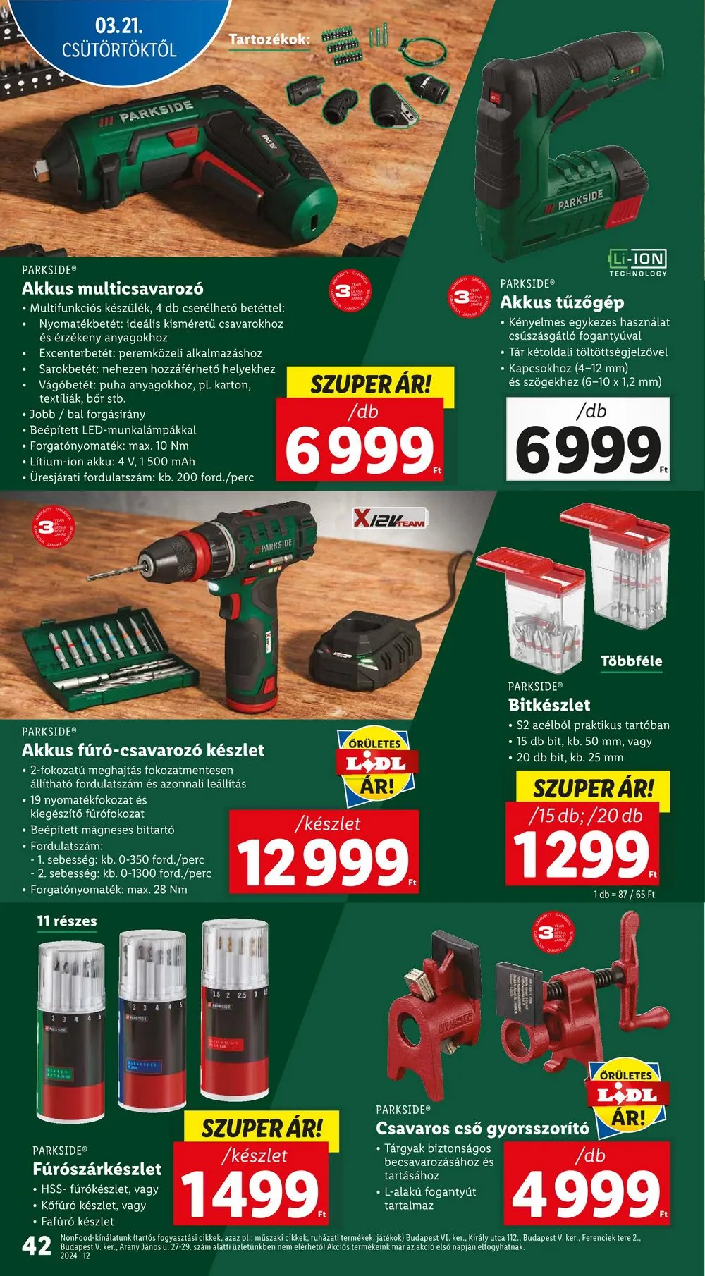 Lidl akciós újság 03.21–03.27 – 42. oldal