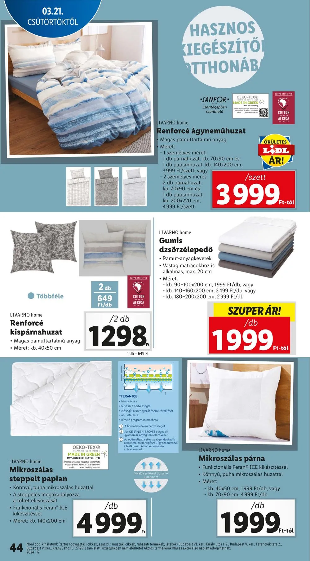 Lidl akciós újság 03.21–03.27 – 44. oldal