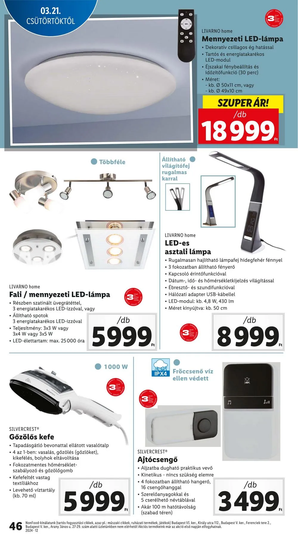Lidl akciós újság 03.21–03.27 – 46. oldal
