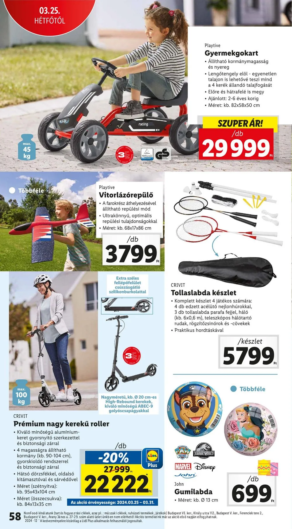 Lidl akciós újság 03.21–03.27 – 58. oldal