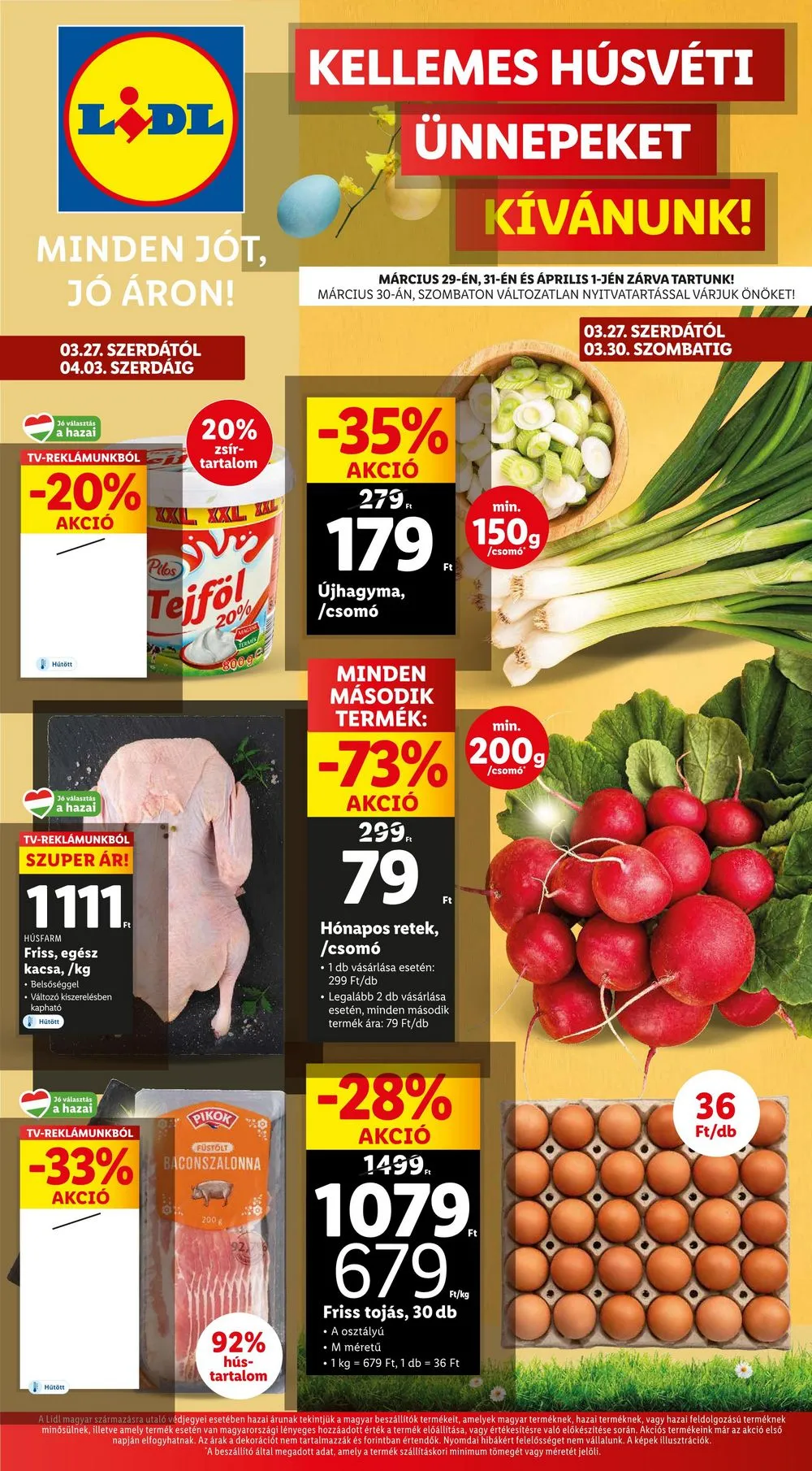 Lidl akciós újság 03.27–04.03