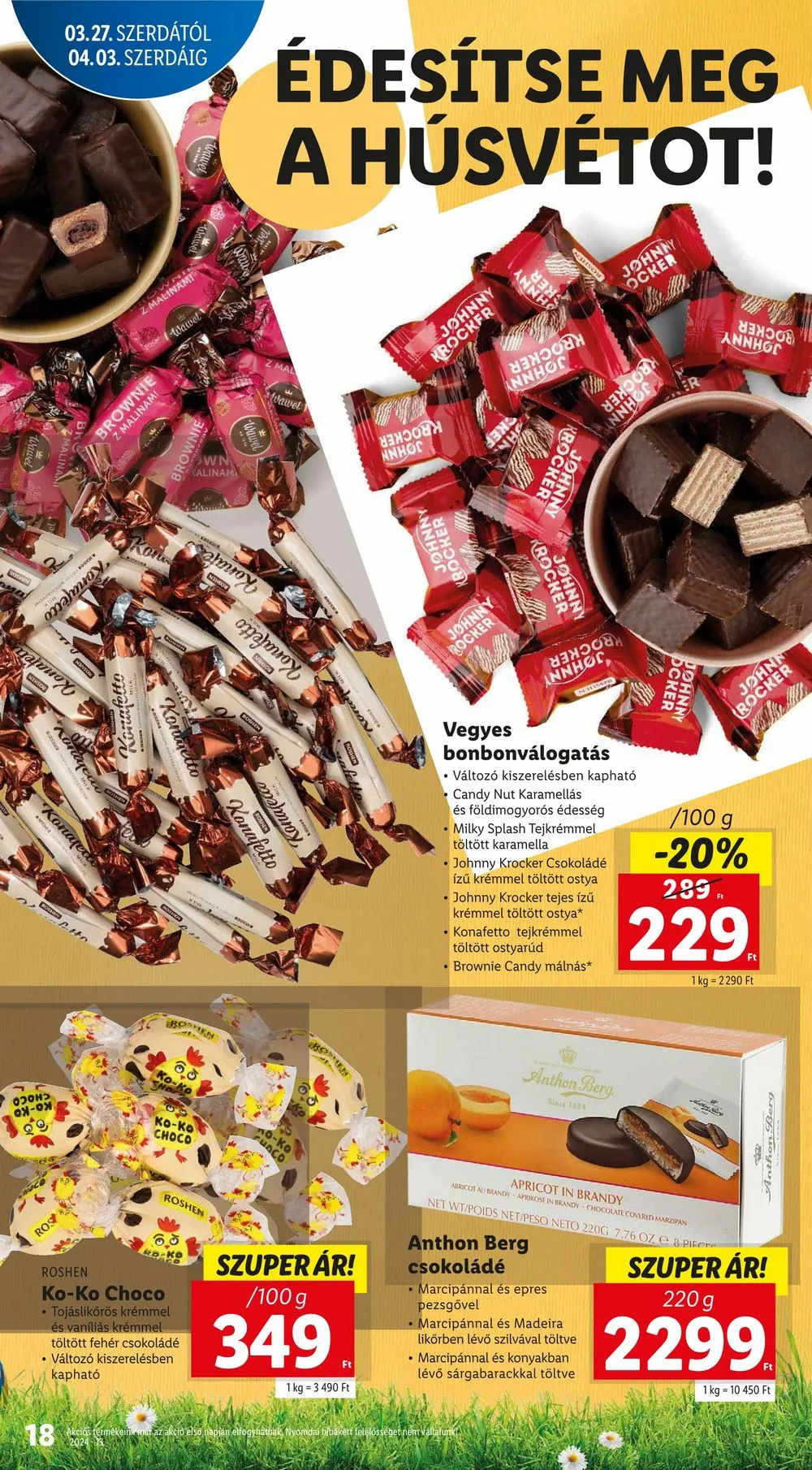 Lidl akciós újság 03.27–04.03 – 18. oldal