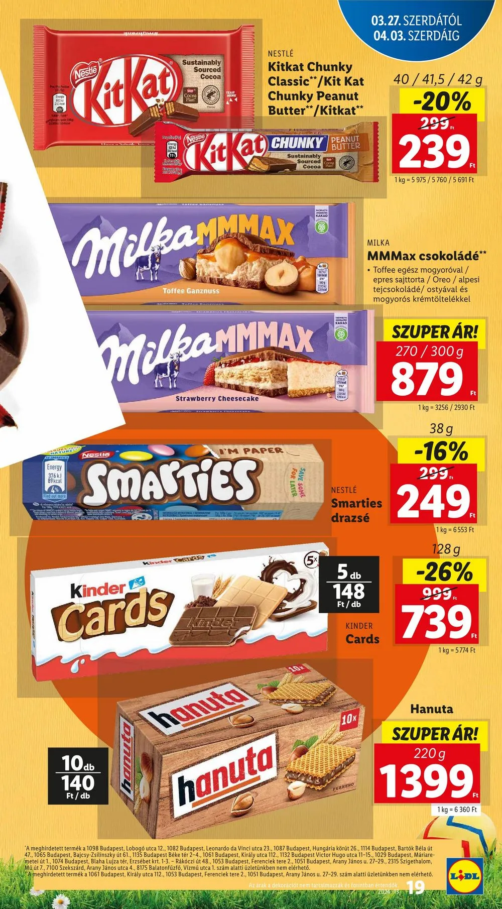 Lidl akciós újság 03.27–04.03 – 19. oldal