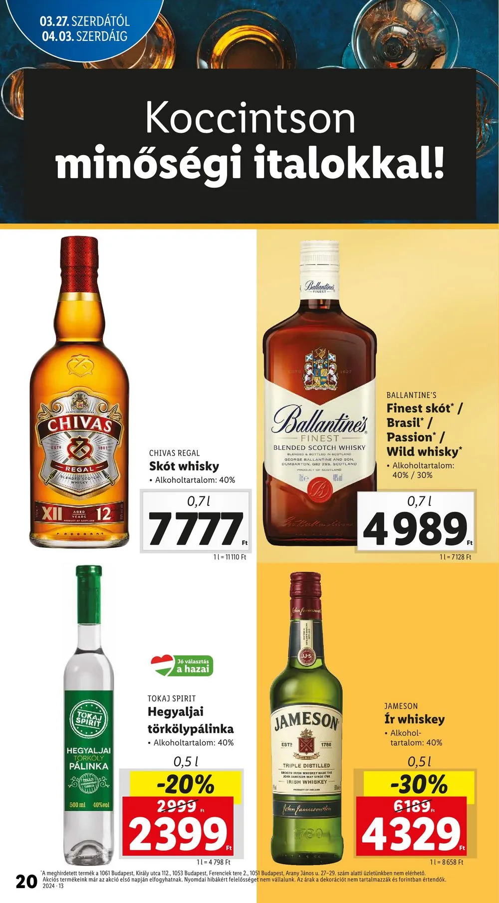 Lidl akciós újság 03.27–04.03 – 20. oldal