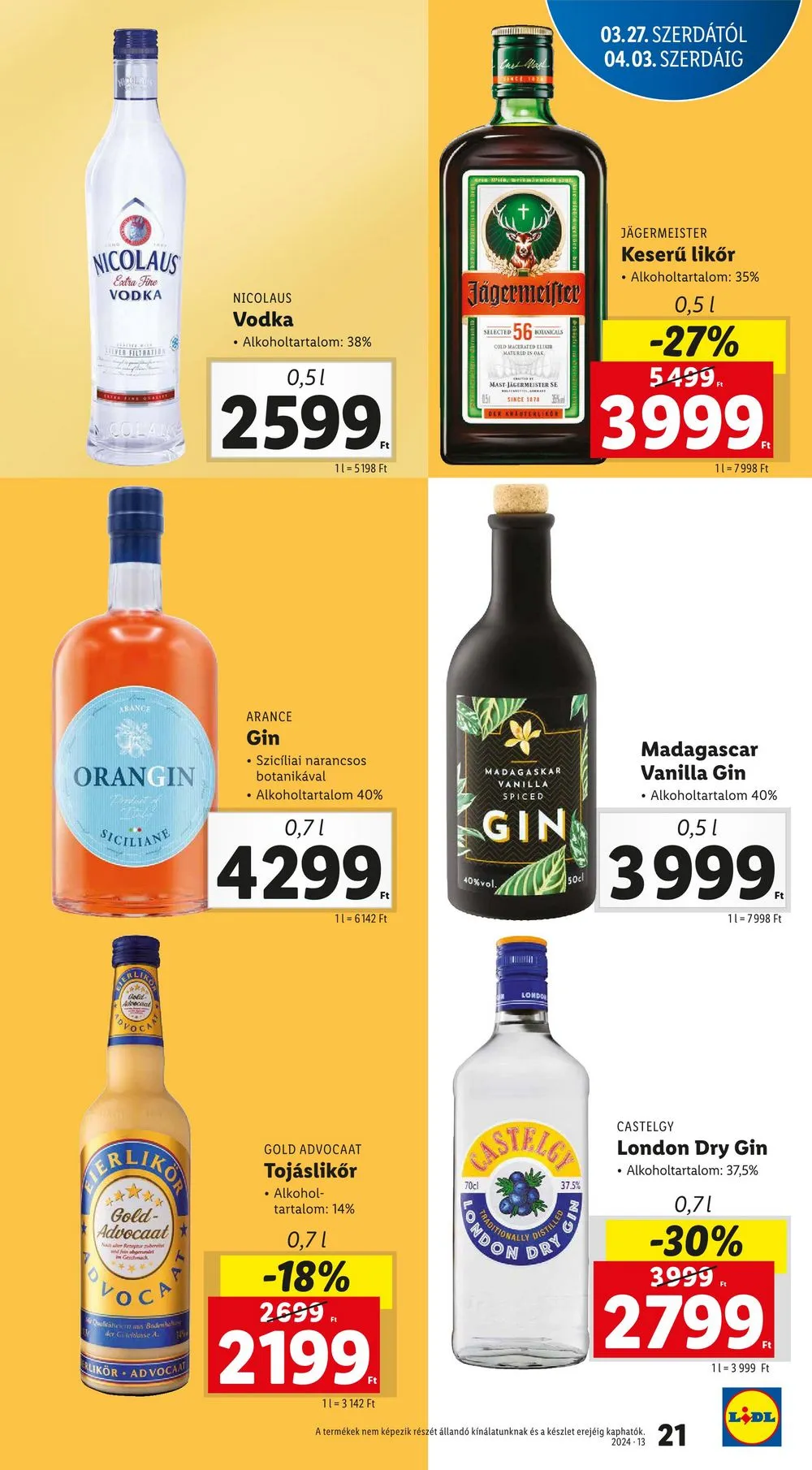 Lidl akciós újság 03.27–04.03 – 21. oldal