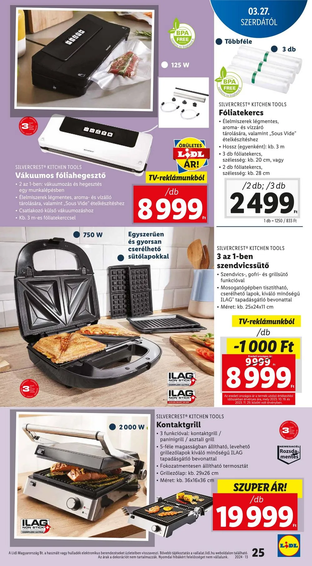 Lidl akciós újság 03.27–04.03 – 25. oldal