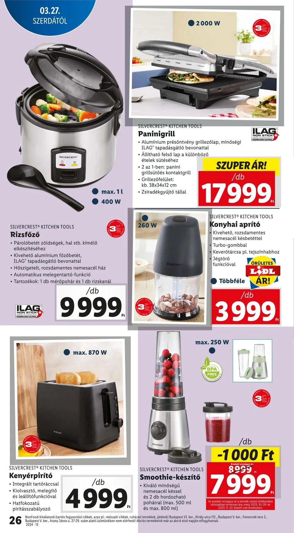 Lidl akciós újság 03.27–04.03 – 26. oldal