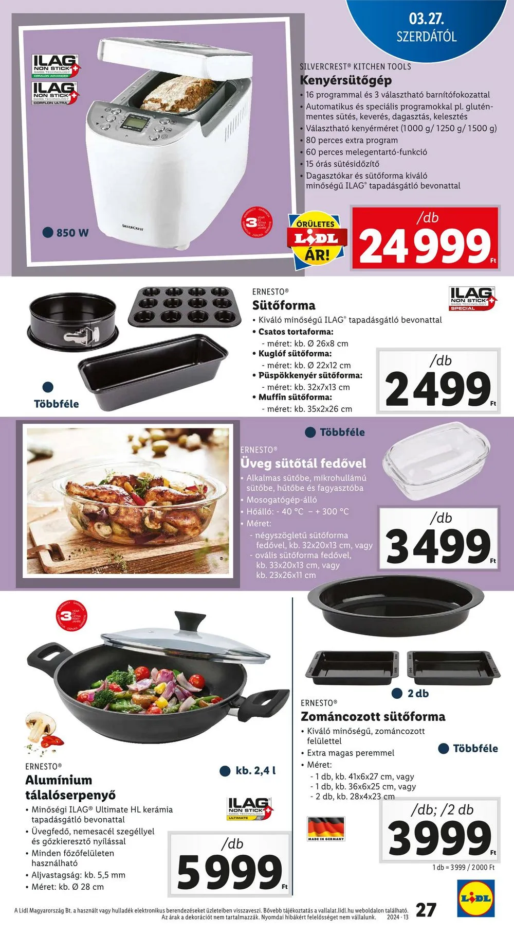 Lidl akciós újság 03.27–04.03 – 27. oldal