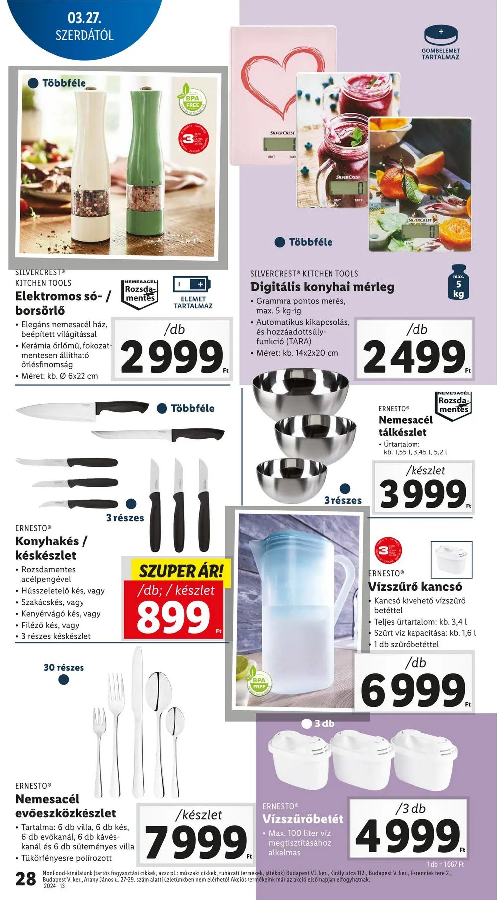 Lidl akciós újság 03.27–04.03 – 28. oldal