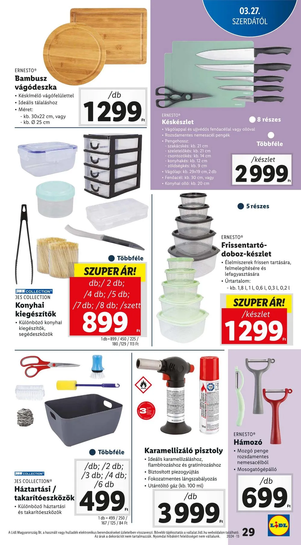 Lidl akciós újság 03.27–04.03 – 29. oldal