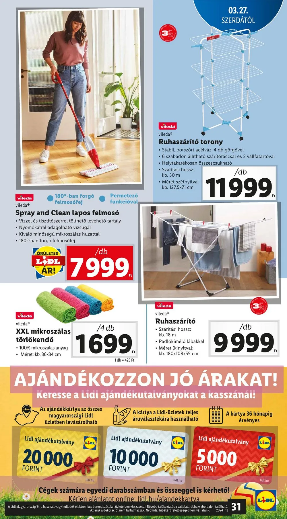 Lidl akciós újság 03.27–04.03 – 31. oldal