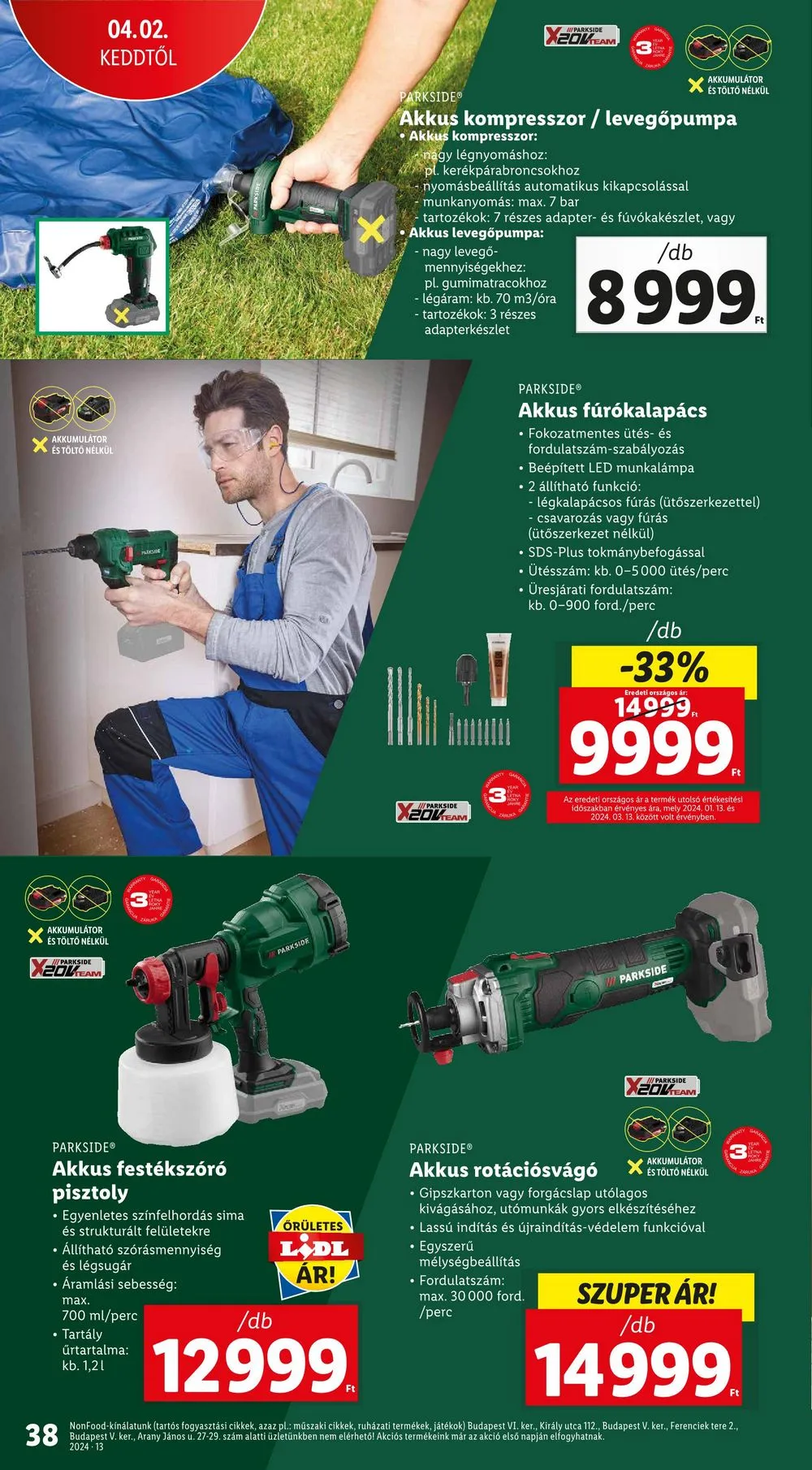 Lidl akciós újság 03.27–04.03 – 38. oldal