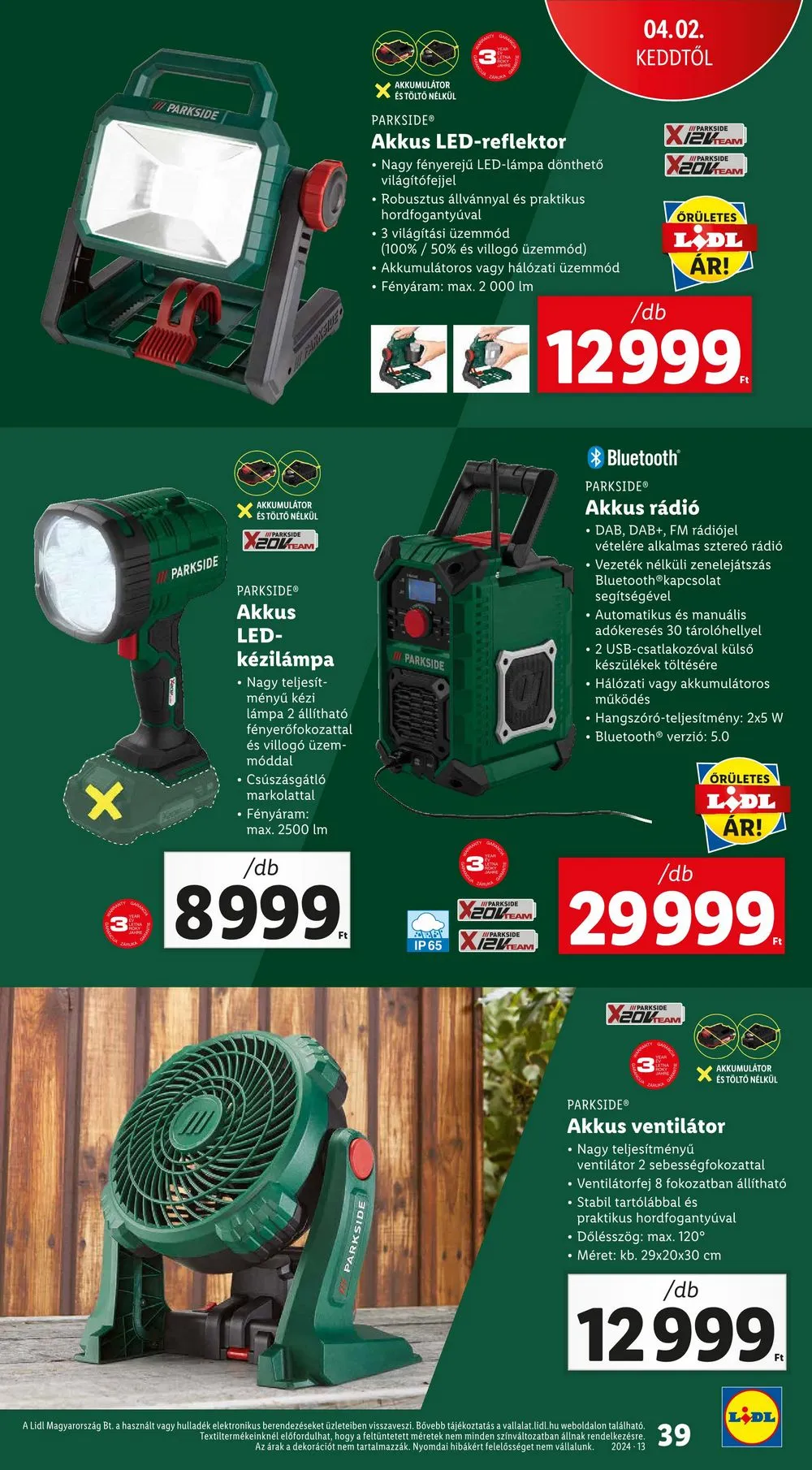 Lidl akciós újság 03.27–04.03 – 39. oldal