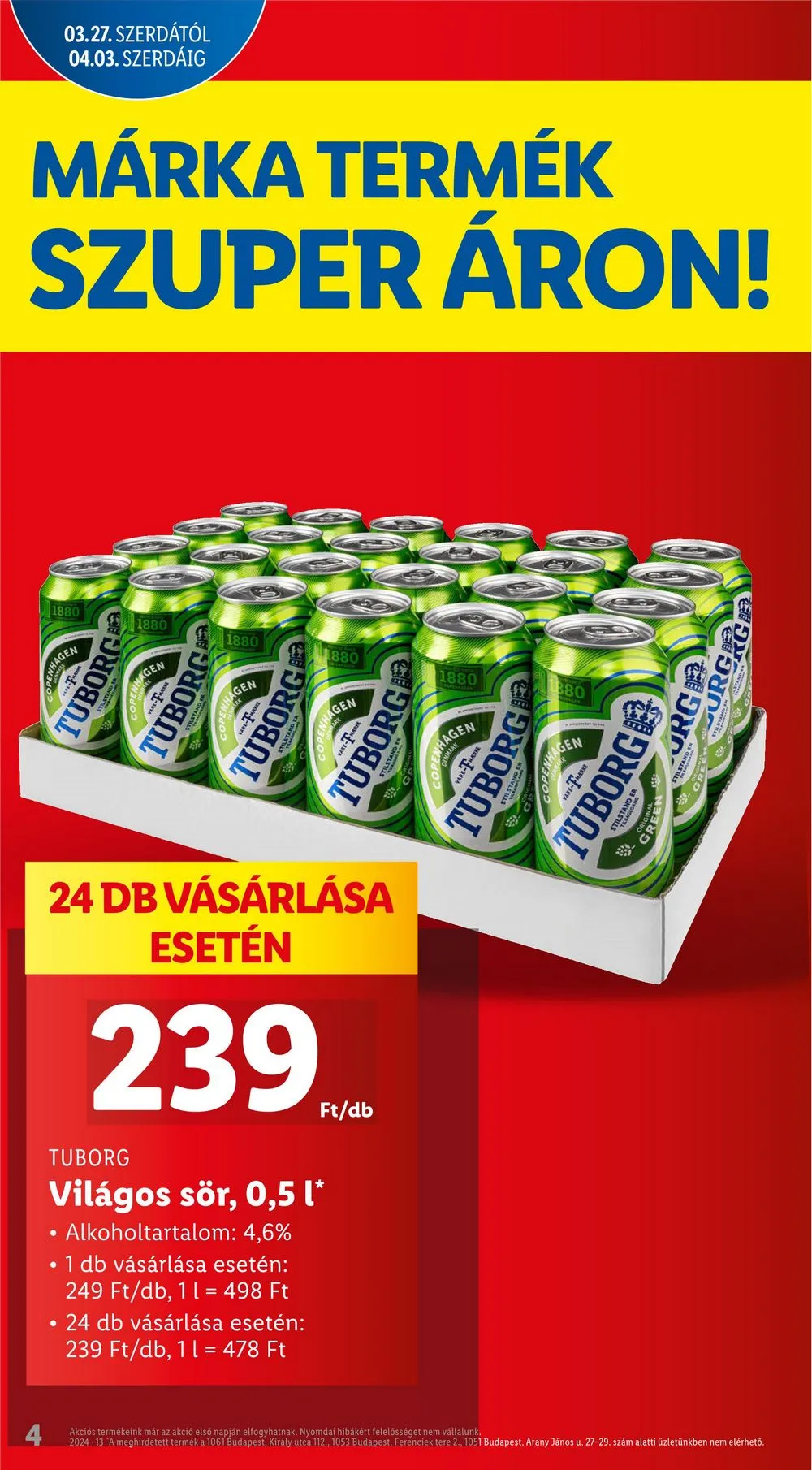 Lidl akciós újság 03.27–04.03 – 4. oldal